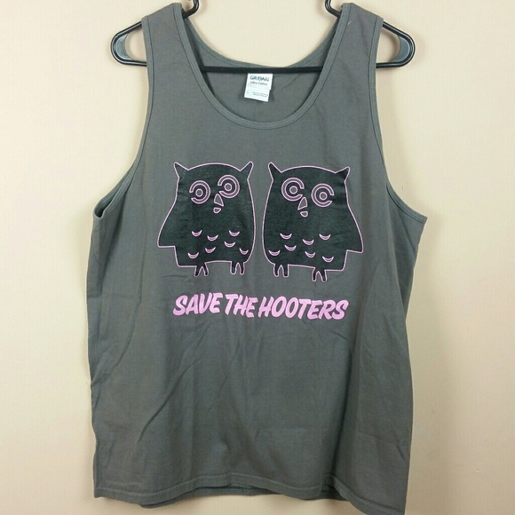 Gildan Tops - Save the Hooters tank top